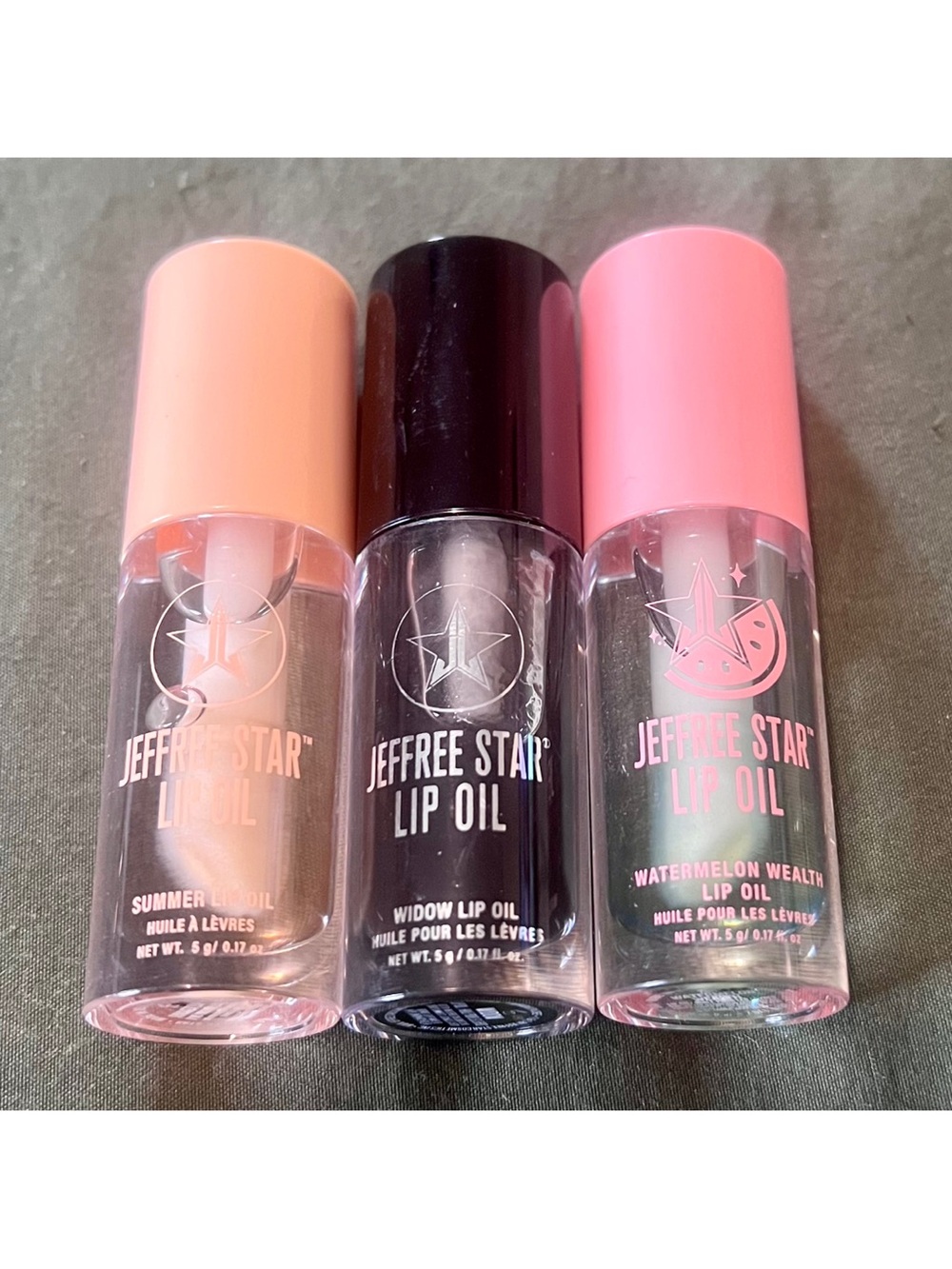 Jeffree Star Lip Oil Trio